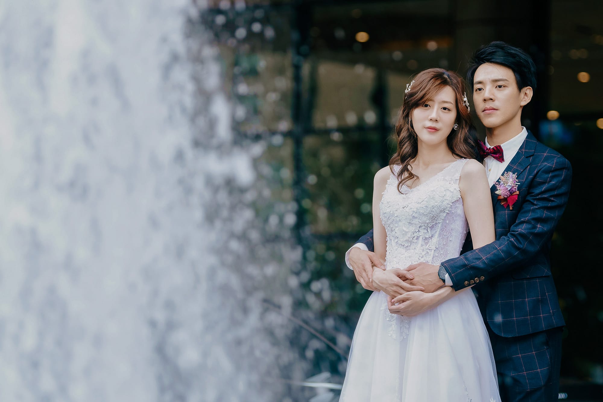 taipei, wedding photography, 台北君悅酒店, 婚攝, 婚攝阿城, 婚禮攝影, 門口水池, 類婚紗